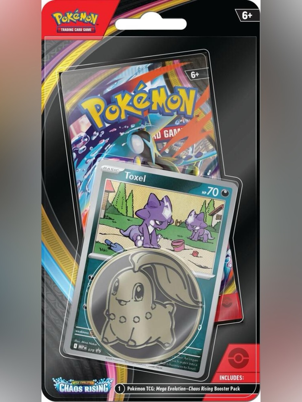 POKÉMON RARE*Chaos Rising Single Pack Blister [Toxel] - MEO4: Chaos Rising (CRI)